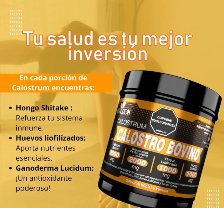 Miniatura 4 de CALOSTRUM CALOSTRO BOVINO 500g